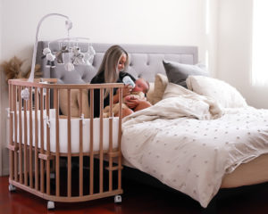 wooden baby cradle second hand