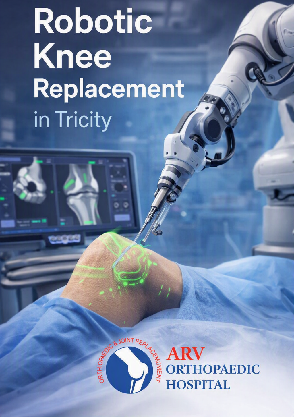 robotic knee replacement in tricity